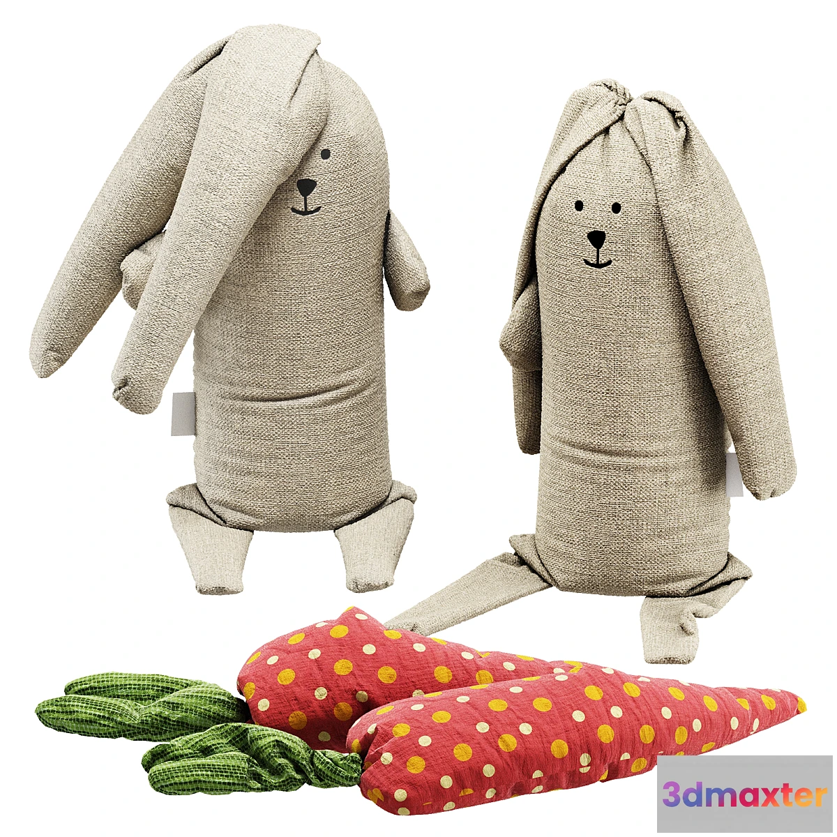 711020 - soft toys rabbits