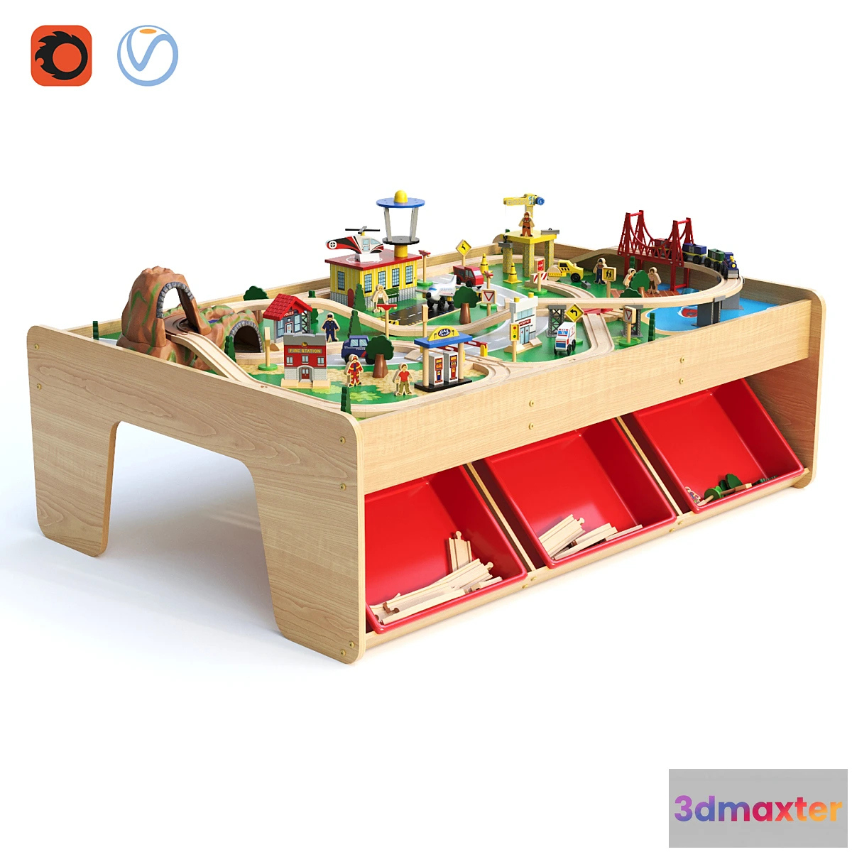 751541 - KidKraft toy railway