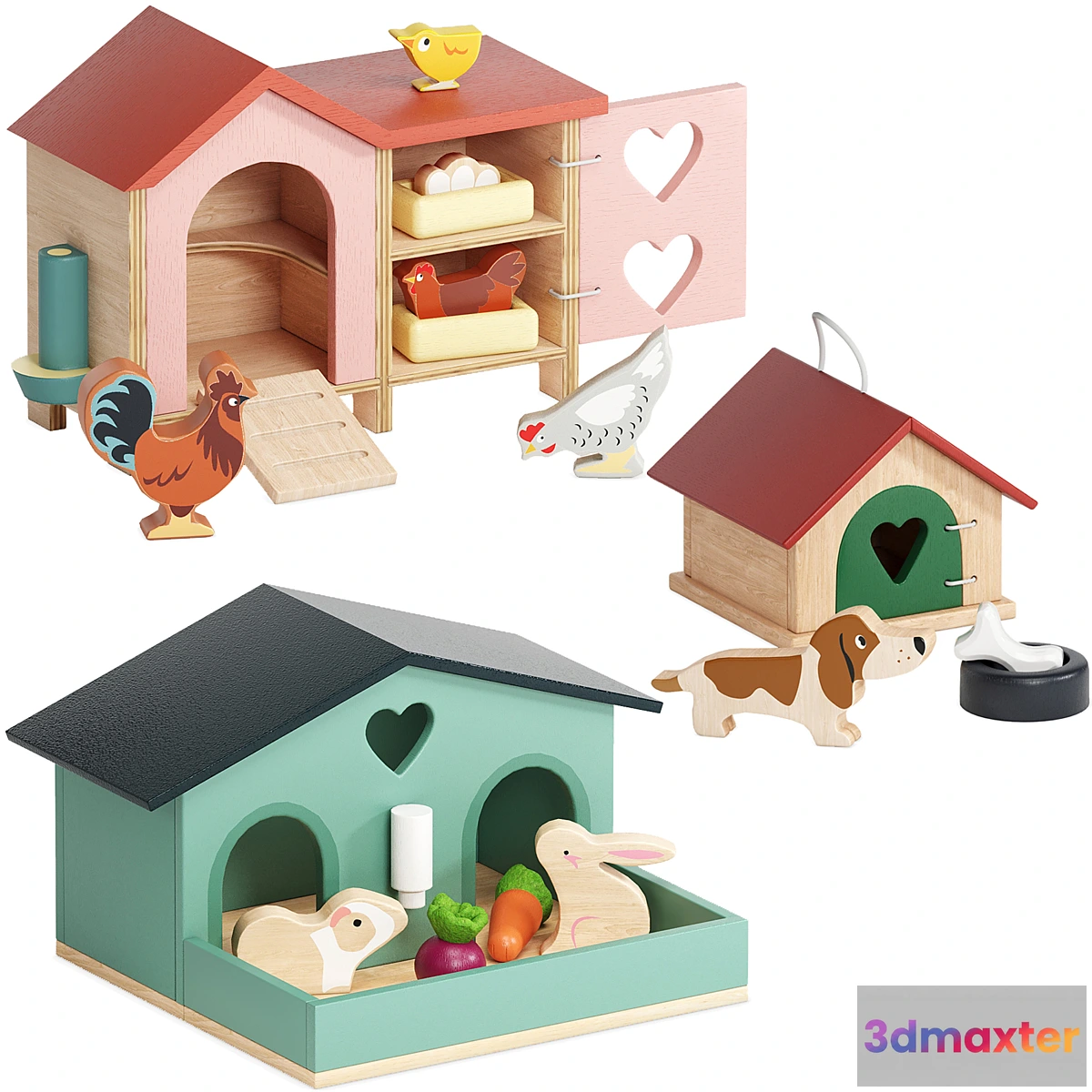 751563 - Tender Leaf Animal Toys Set - No.2