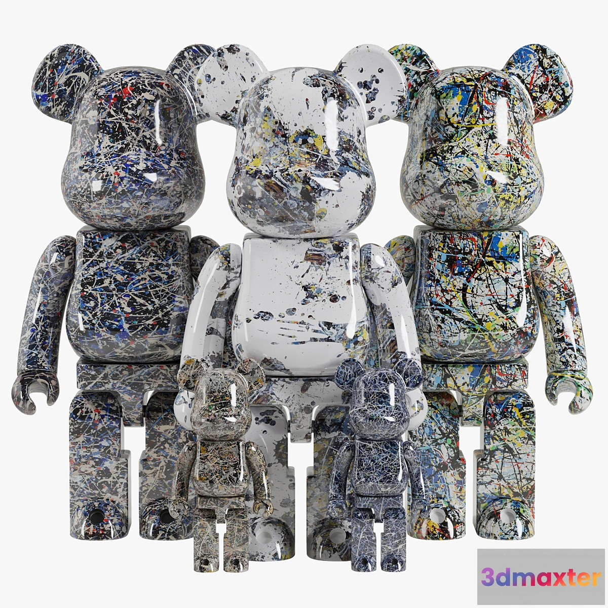 751669 - Bearbrick _ Jackson Pollock