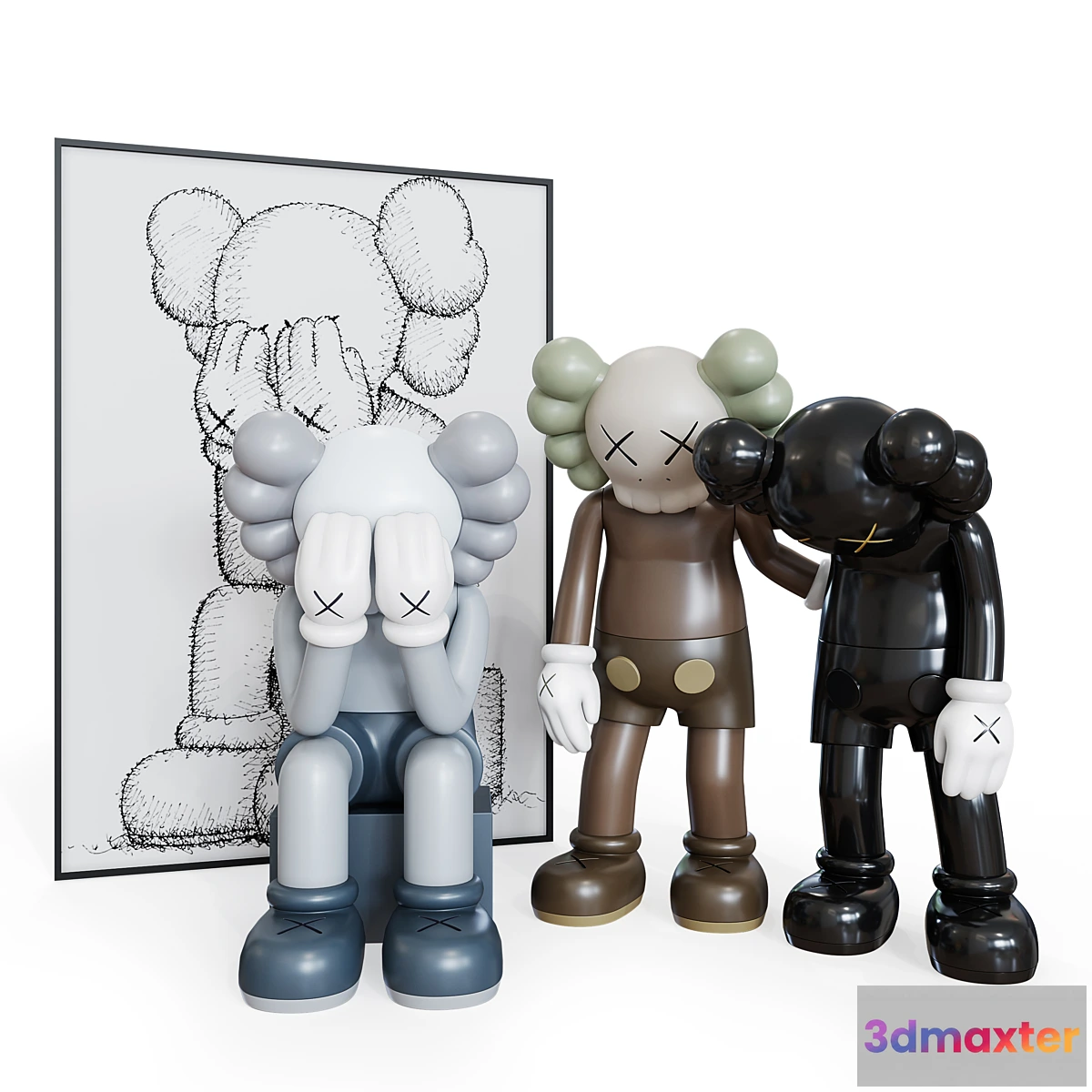 751759 - CRYING KAWS set - No.2
