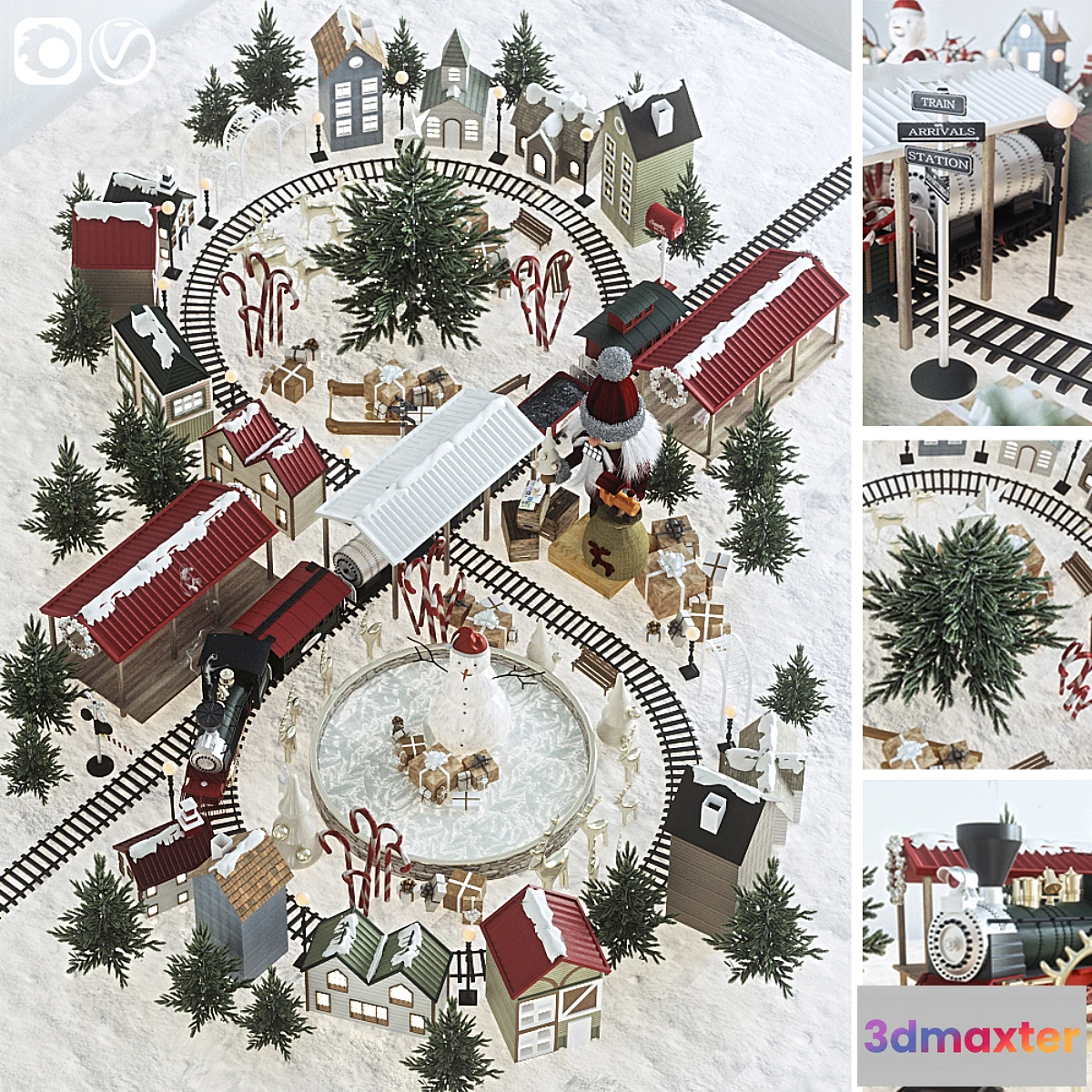 751761 - Christmas village