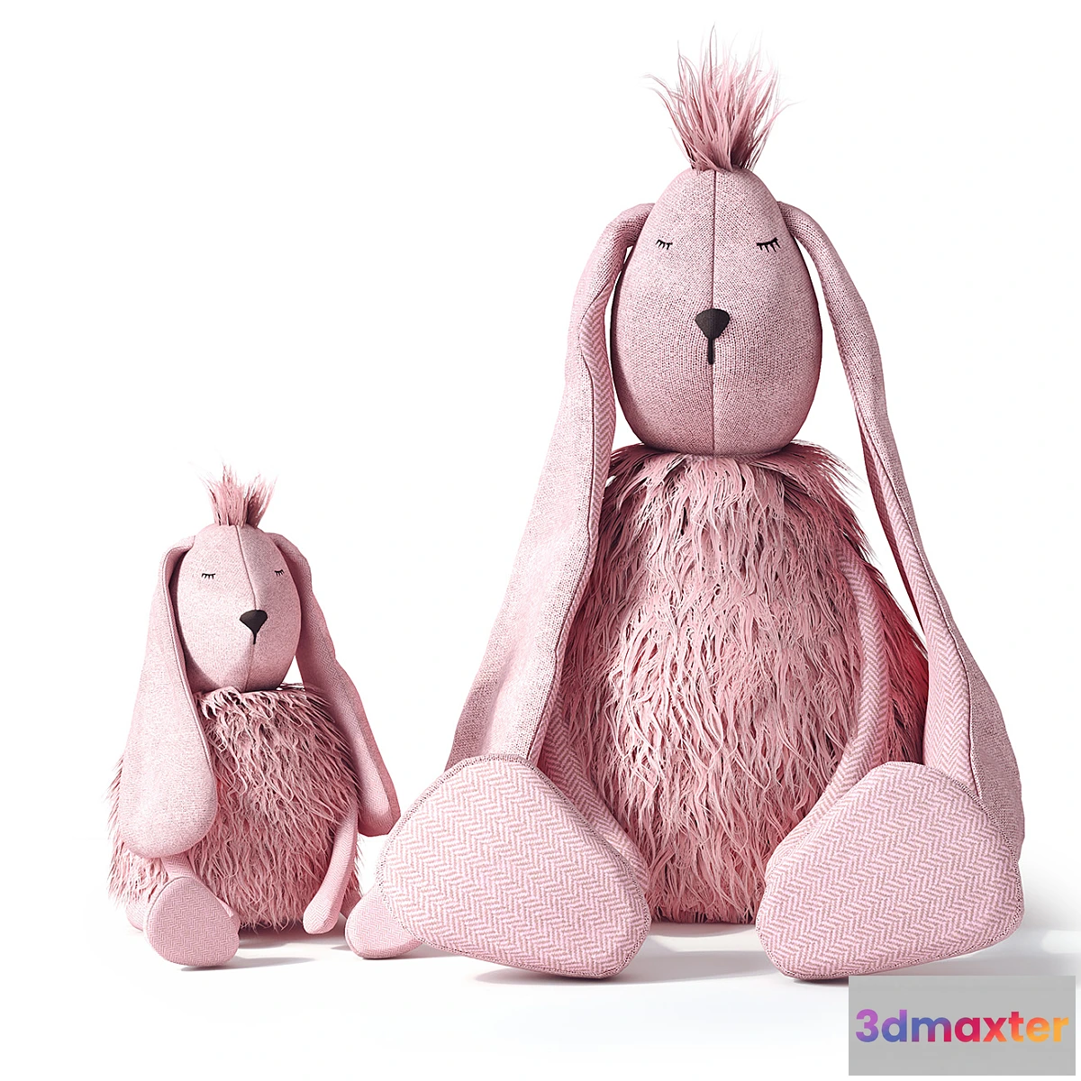 751841 - Wooly plush bunny