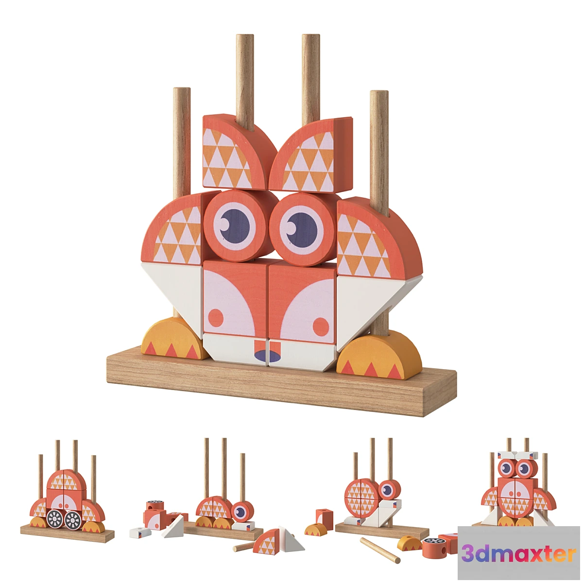 778467 - Fox Blocks Set - No.2