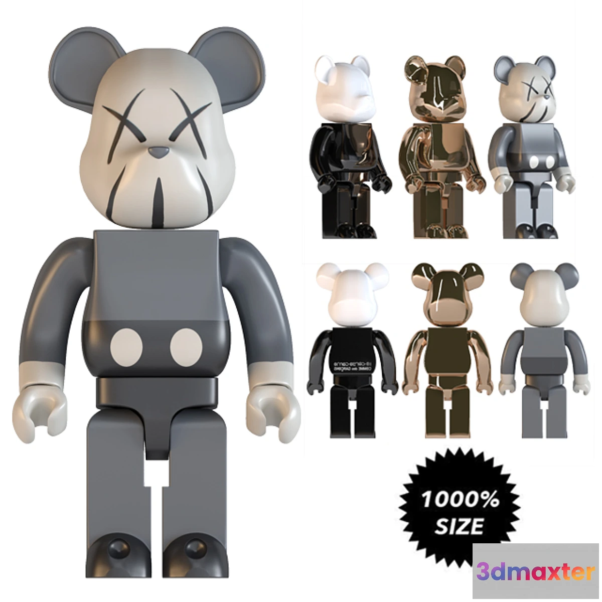 821056 - bearbrick size 1000% - No.3