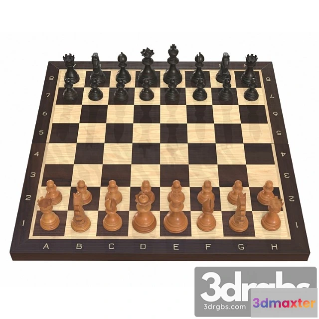915856 - Chess Board Game Pieces