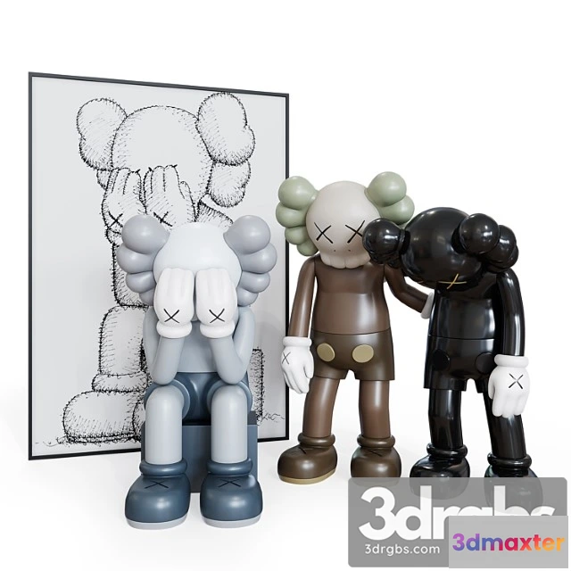 915888 - Crying Kaws Set