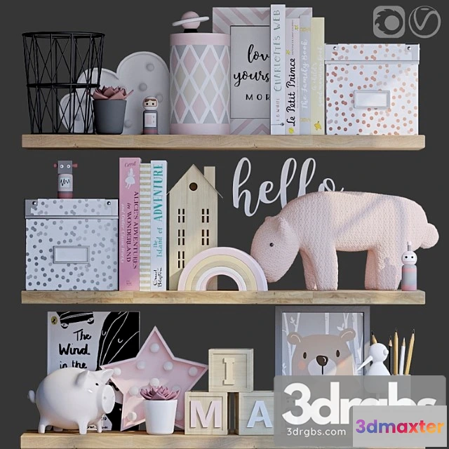 916122 - Toy Decorative Set For Baby Girl