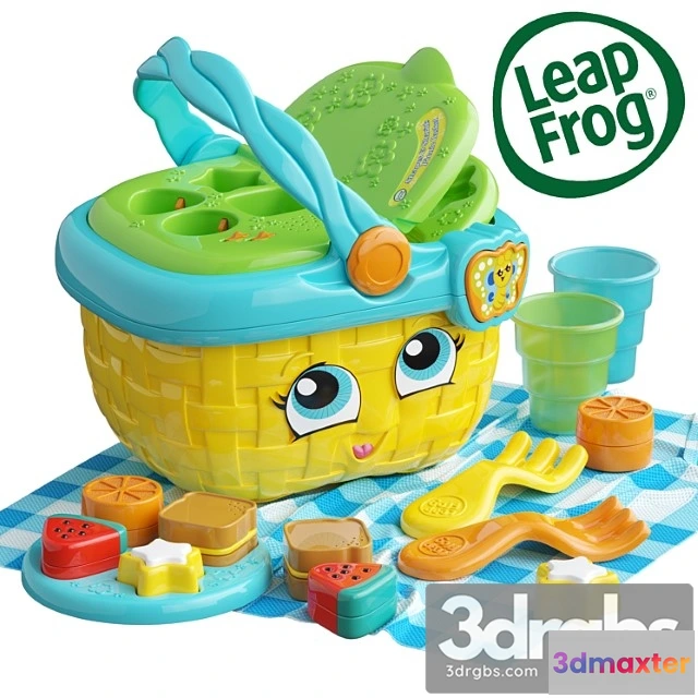 916174 - Toy Leap Frog Picnic Basket