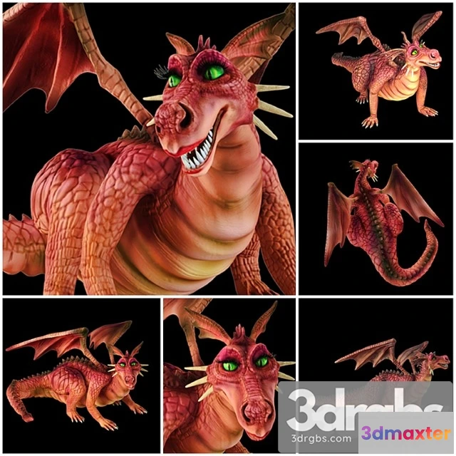 916262 - Toy The Dragon from The Cartoon Shrek