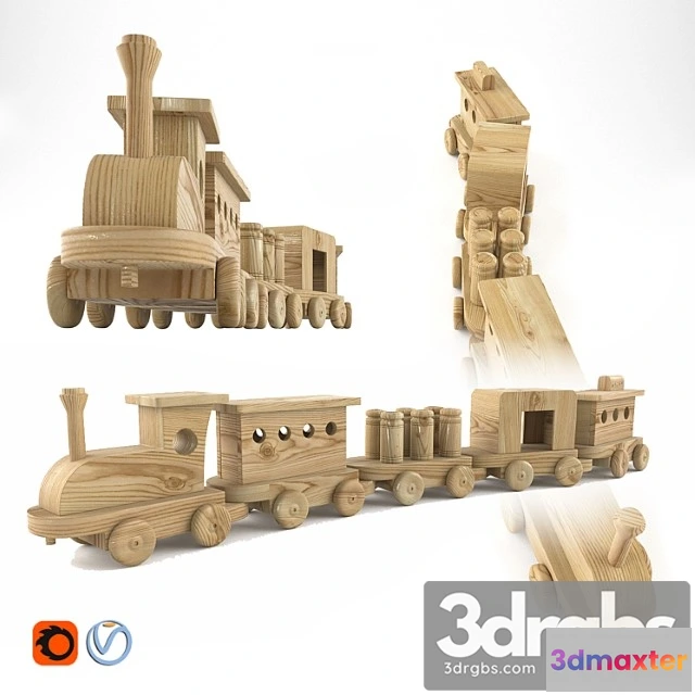 916296 - Toy Wooden toys Train