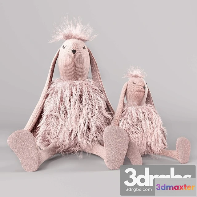 916298 - Toy Wooly plush bunny