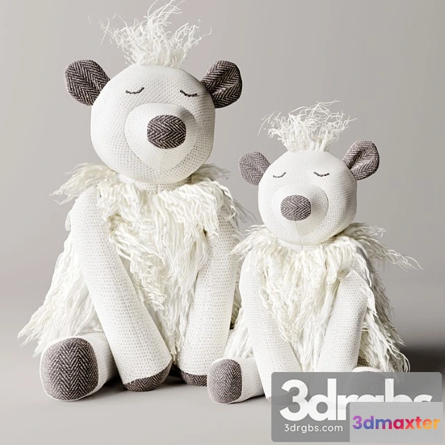 916304 - Toy Wooly plush polar bear