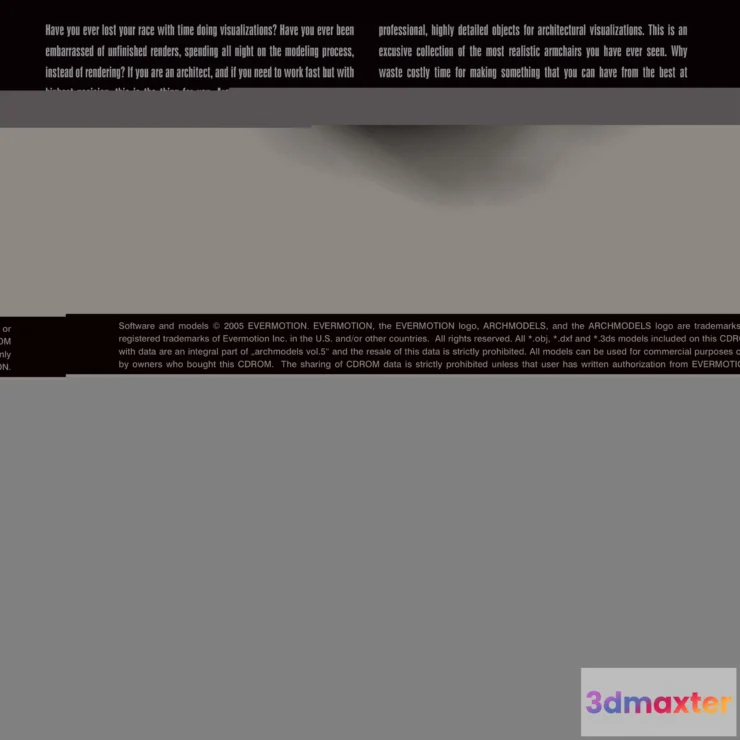 1191136 - Evermotion Archmodels Vol 005