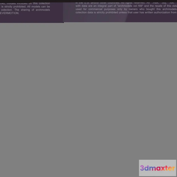 1191450 - Evermotion Archmodels Vol 169