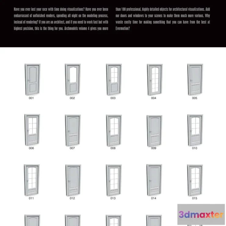 1222836 - Evermotion Archmodels Vol 004 [door and window handle]