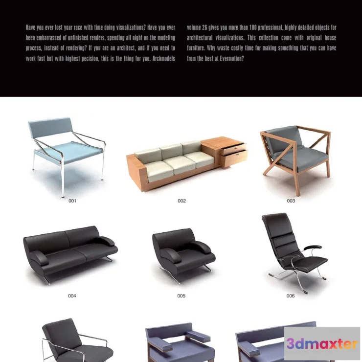 1222880 - Evermotion Archmodels Vol 026 [sofas