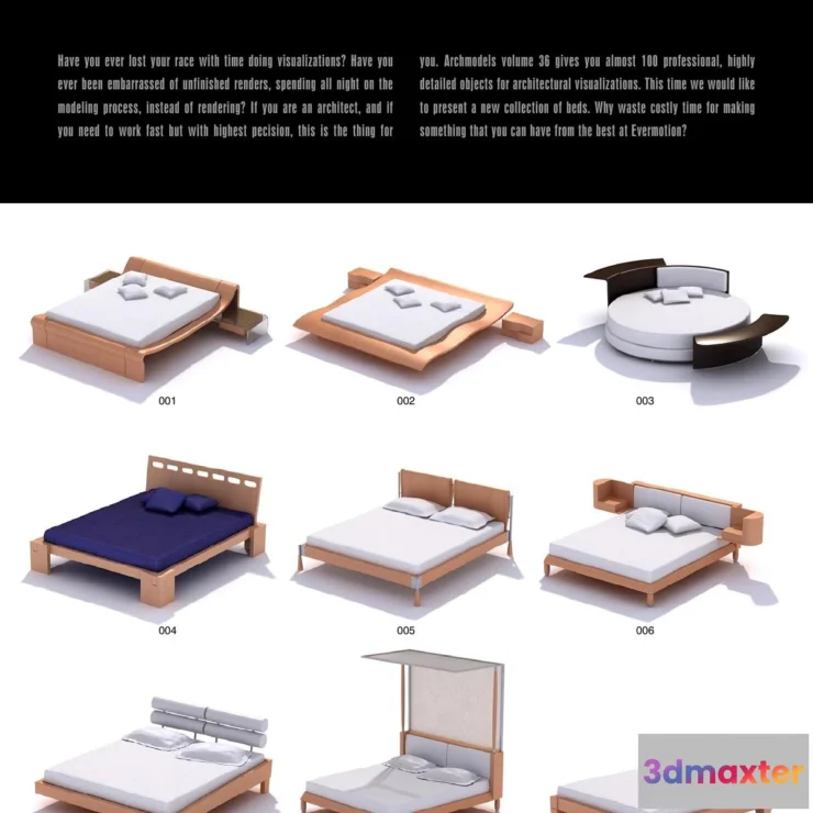 1222900 - Evermotion Archmodels Vol 036 [bed]