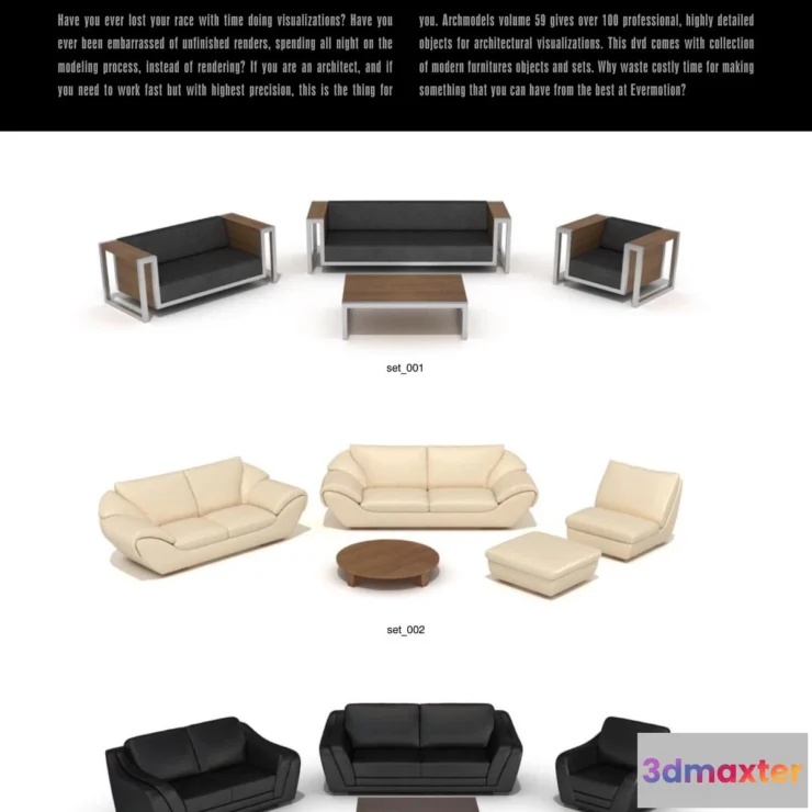 1222946 - Evermotion Archmodels Vol 059 [modern sofa]