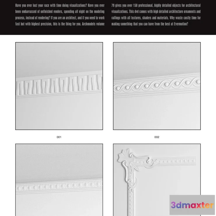 1222986 - Evermotion Archmodels Vol 079 [Gypsum line handrail]