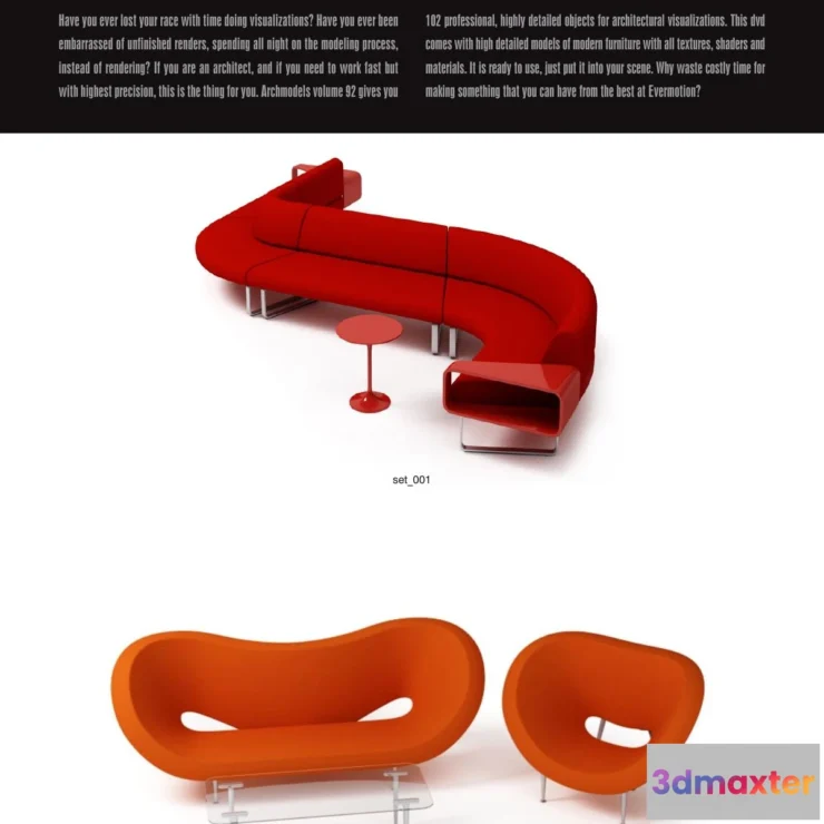 1223012 - Evermotion Archmodels Vol 092 [modern sofa]