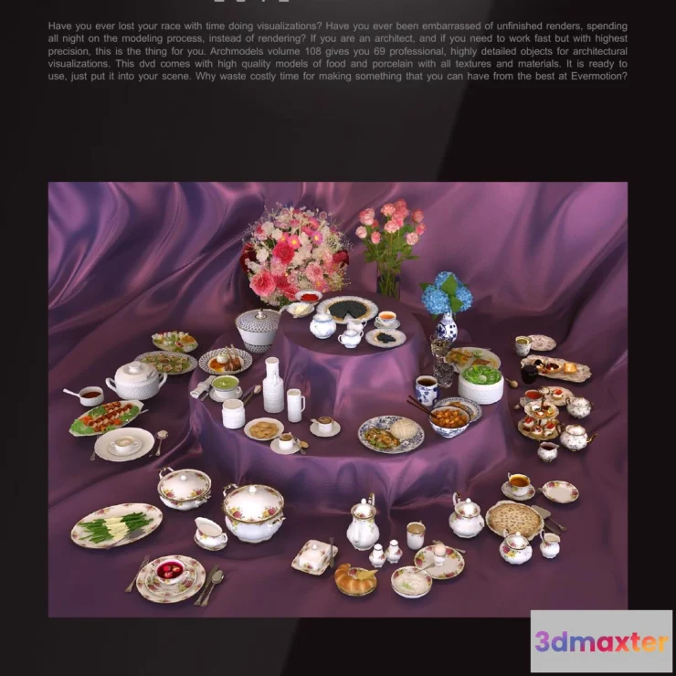 1223044 - Evermotion Archmodels Vol 108 [porcelain tableware]