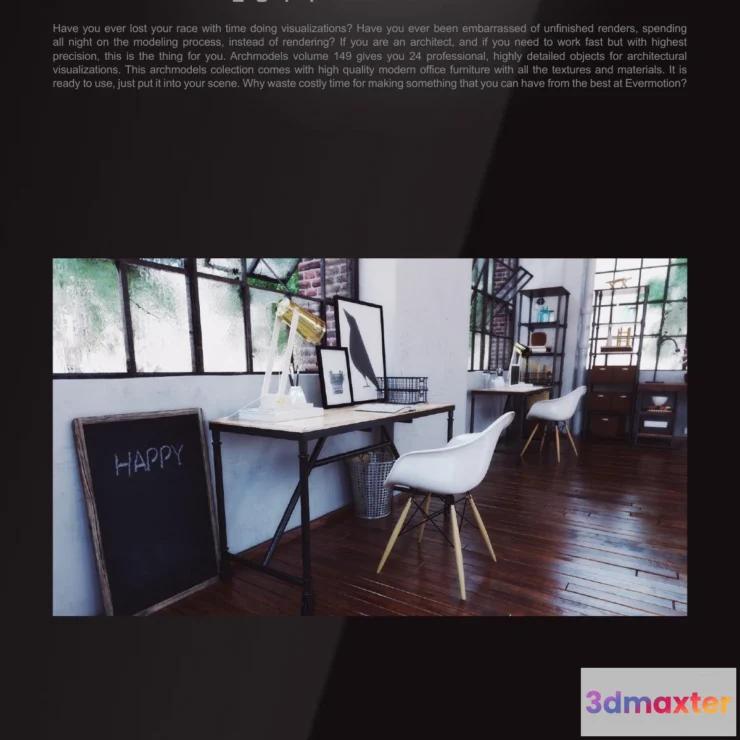 1223126 - Evermotion Archmodels Vol 149 [Desk combination]