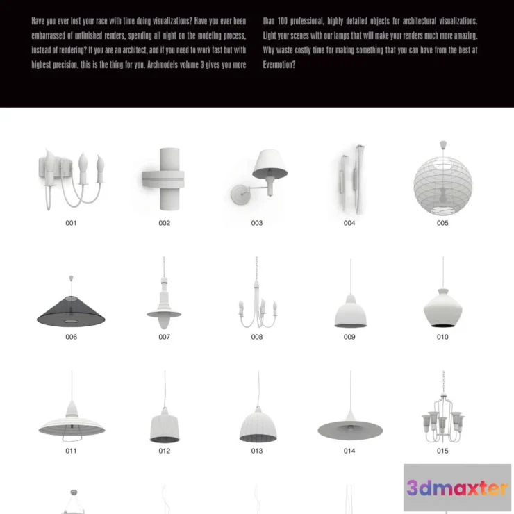 1264654 - Evermotion Archmodels Vol 003 [lamps]