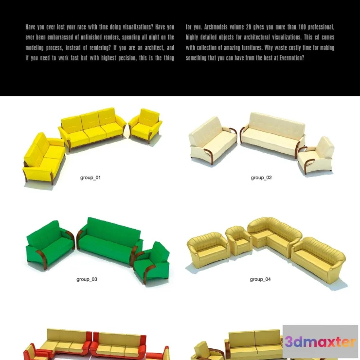 1264706 - Evermotion Archmodels Vol 029 [sofas]