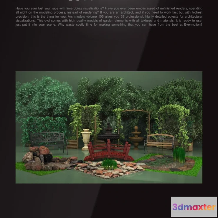 1264858 - Evermotion Archmodels Vol 105 [Garden scenery]
