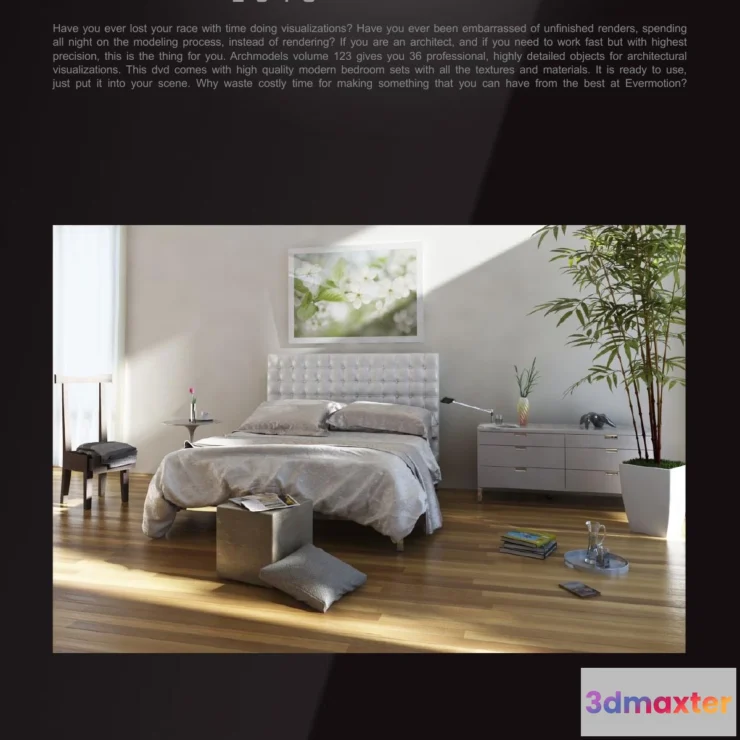 1264894 - Evermotion Archmodels Vol 123 [bed]