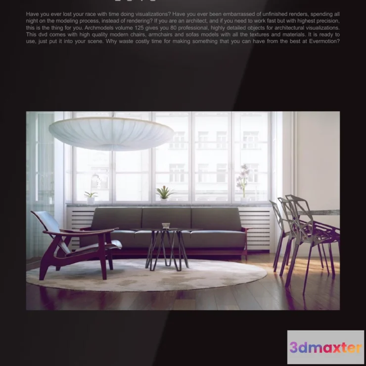 1264898 - Evermotion Archmodels Vol 125 [sofa, chair]