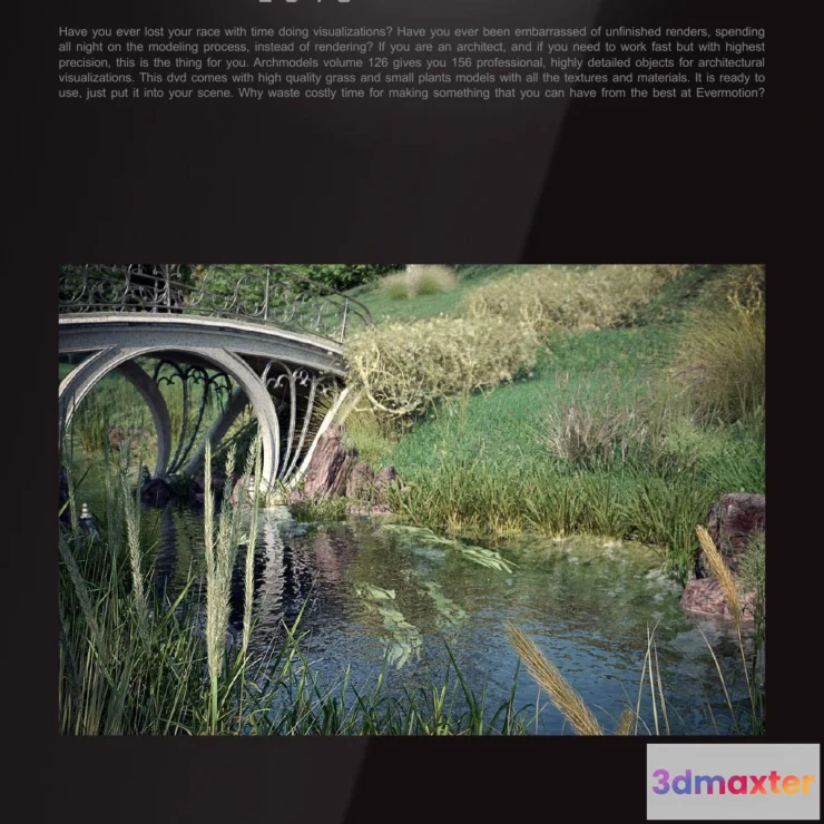 1264900 - Evermotion Archmodels Vol 126 [grassland]