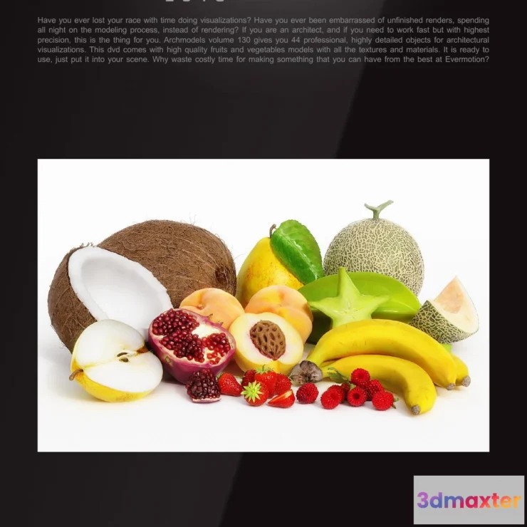1264908 - Evermotion Archmodels Vol 130 [fruit and vegetable]