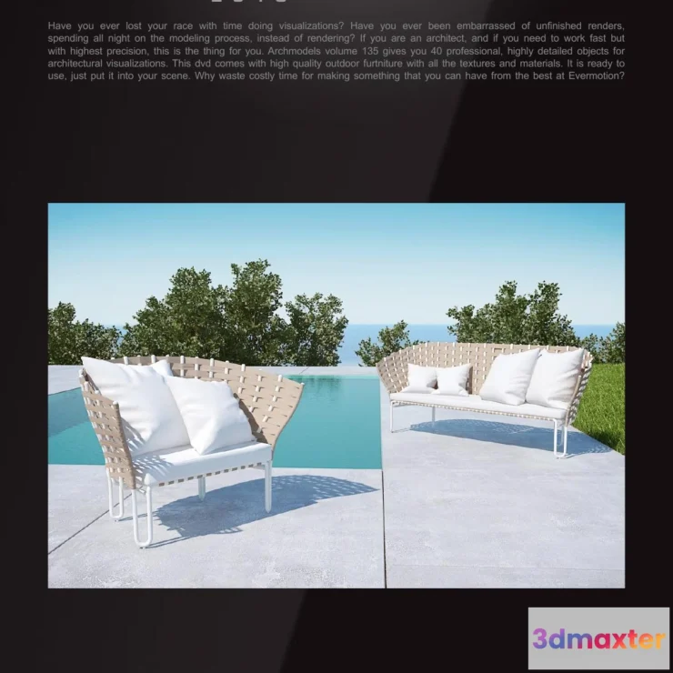 1264918 - Evermotion Archmodels Vol 135 [outdoor sofa chair]
