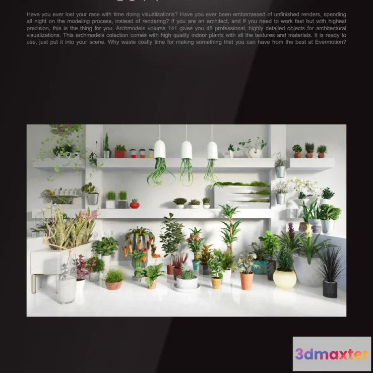 1264930 - Evermotion Archmodels Vol 141 [Houseplant]