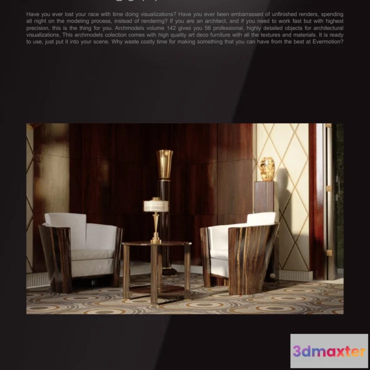 1264932 - Evermotion Archmodels Vol 142 [furniture]