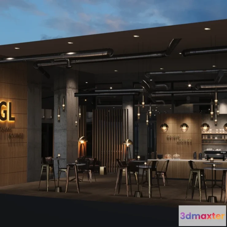 1537008 - wParallax Retail Pack 3 - Eatery 3D Max