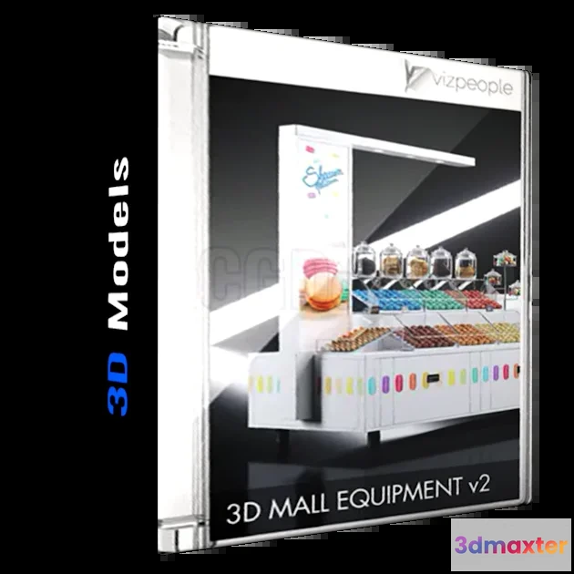 1537012 - Viz-People - 3D Mall Equipment v2 3D Max