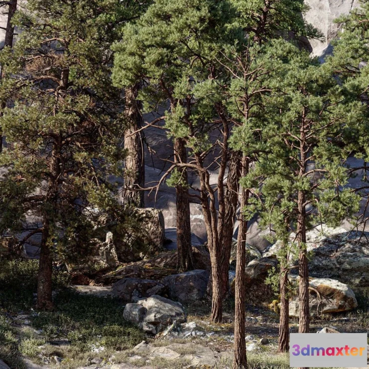 1537124 - Maxtree - Plant Models Vol 126 3D Max