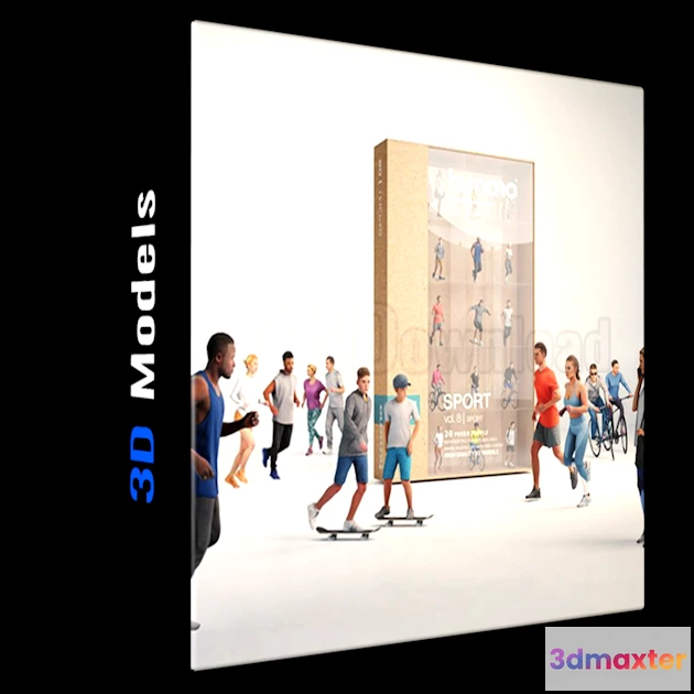 1537152 - Humano 3D - Vol.08 Sport 3D Max