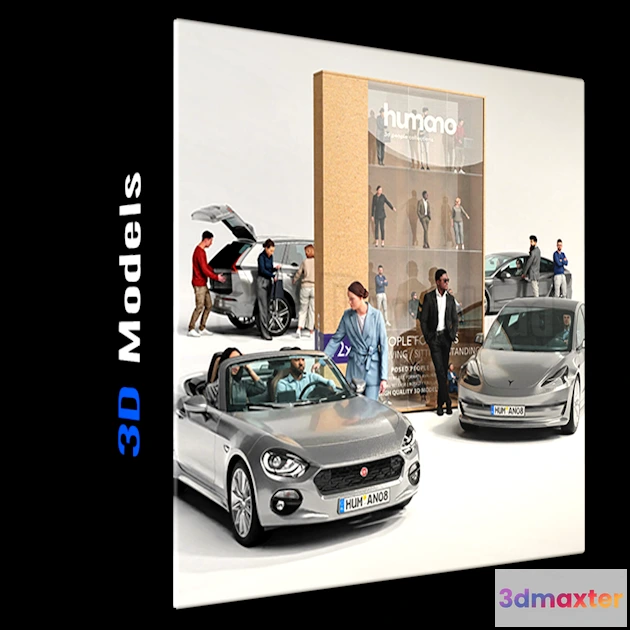 1537154 - Humano 3D - 2211 - People for cars 3D Max