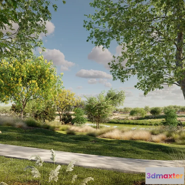 1537158 - Globe Plants - Bundle 65 - Street Trees 3D Max