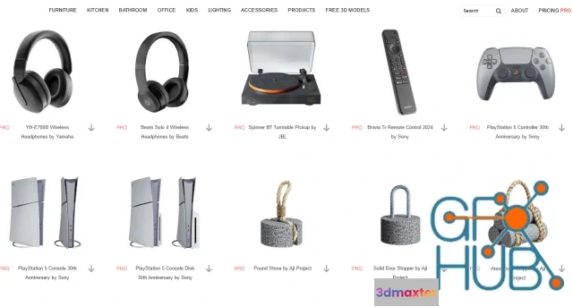 1537226 - Dimensiva - PRO 3D Models Collection for ArchViz 2024 3D Max