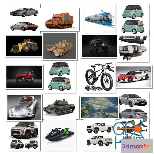 1537318 - 3D Models Vehicles Dec 2023 3D Max