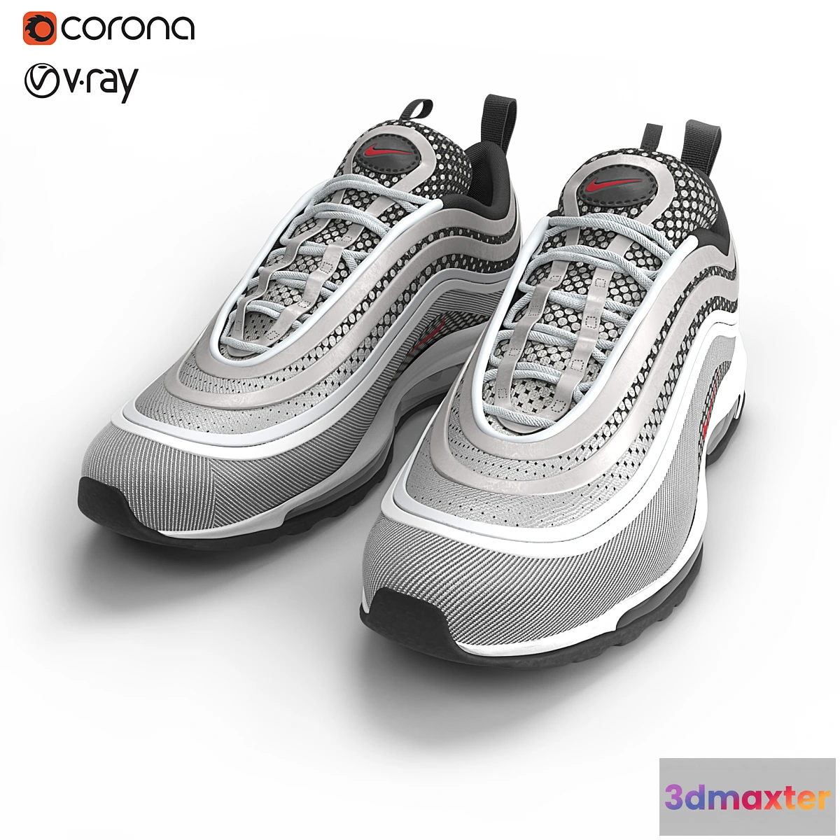1314344 - Nike Air Max 97 sneakers 3D Max