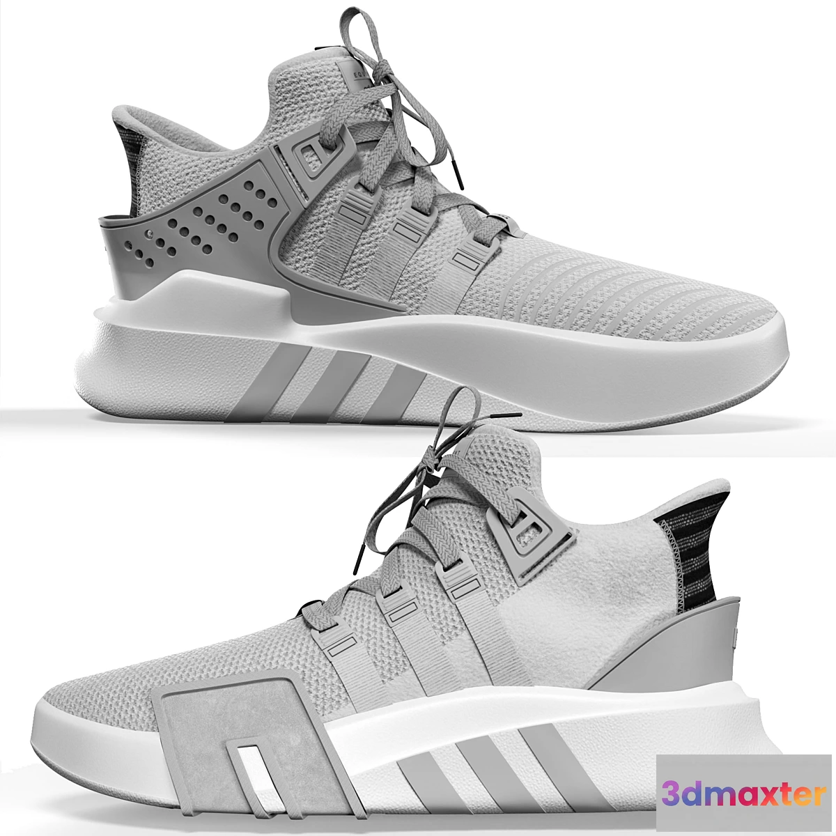 1318195 - Adidas EQT Bask ADV Gray 3D Max
