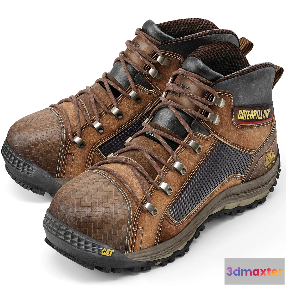 1342456 - Caterpillar Boots 3D Max
