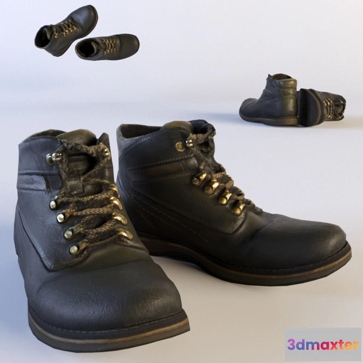 1413230 - Winter boots 3D Max