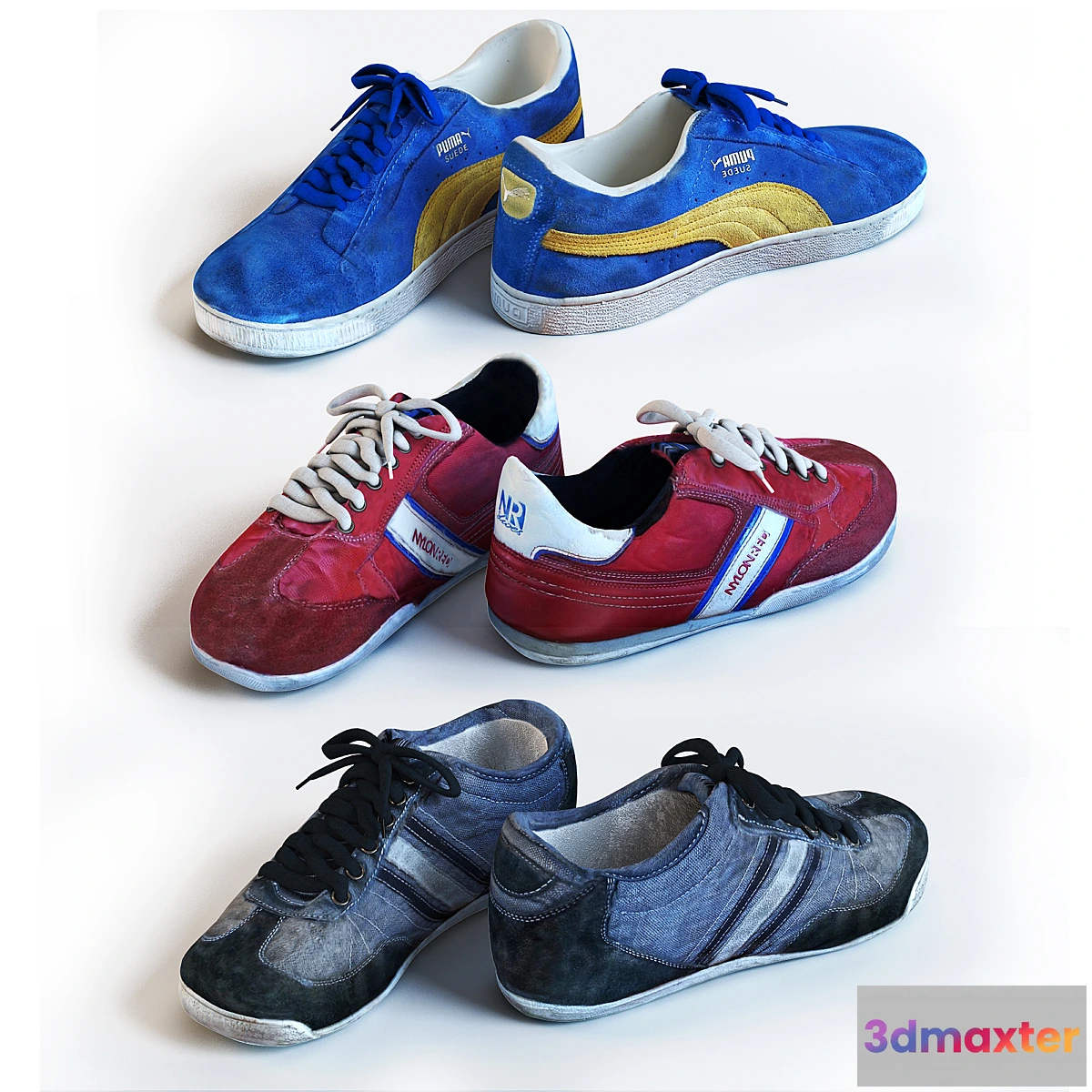 1422104 - Boots _ Shoes 3D Max